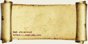 Planinka Kesegić vizit kartica